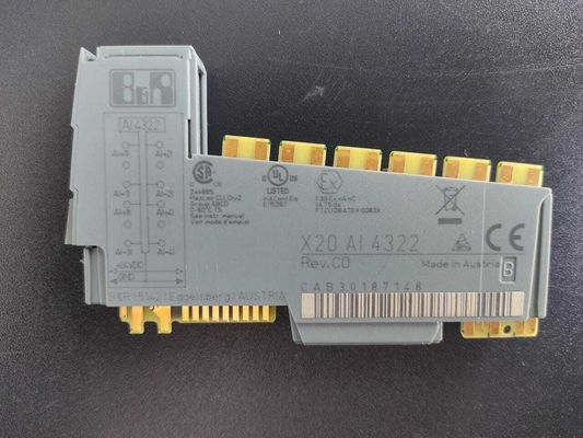 X20AI4322 B&amp;R X20 SYSTEM-PLC Analogeingaben Input-/Outputmodul-4 0 bis 20 MA/4 bis 20 MA