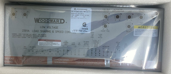 Woodward 9907-023 Vorwärtswirkende Geschwindigkeitssteuerung 4 ̊20 mA oder 1 ̊5 Vdc 2301A -40 bis +158 °F