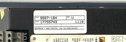 Woodward 9907-164 Digital Governor Turbinensteuerung +24 Vdc auf der Plattform 1 A 505