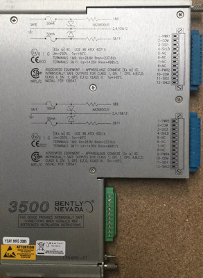 Bently Nevada 3500/42M-04-00 135489-01 E/A-Modul mit inneren Barrieren