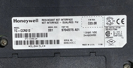 TC-CCR012 Honeywell Redundant Net Interface Modul auf Lager