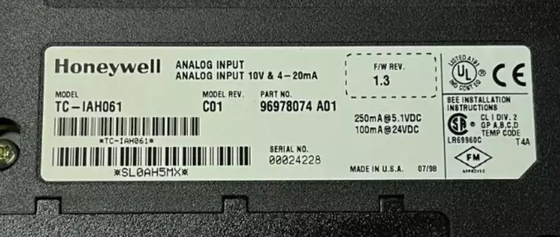 TC-IAH061 Honeywell Experion Analog-Eingabemodul PCL-Modul auf Lager