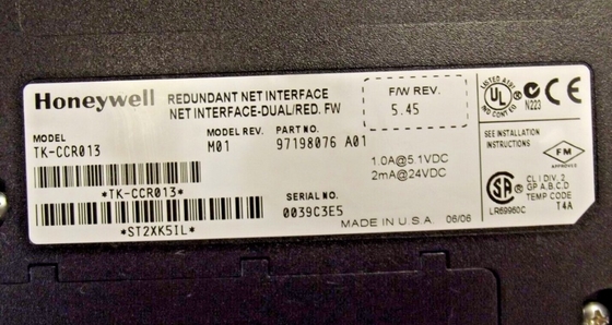 TK-CCR013 Honeywell Redundanz-Netzwerk-Schnittstellenmodul brandneu