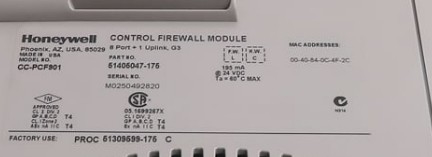 CC-PCF901 Honeywell 9 Port FTE Control Firewall Modul neu auf Lager