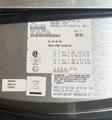 51199930-100 Honeywell-Hauptrack-Steuerungssystem für Stromversorgungsracks