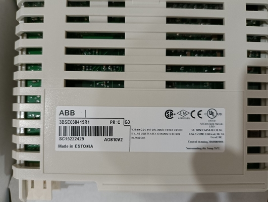 ABB AO810V2 3BSE038415R1 Analog-Ausgangsmodul S800 I/O-Modul 8 Kanäle