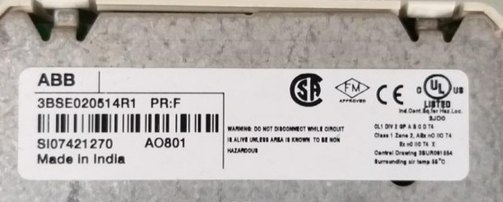 ABB AO801 3BSE020514R1 Analog-Ausgangsmodul 8 Kanäle