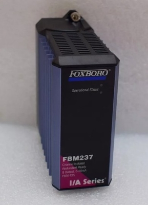 Foxboro FBM237 P0914XS Acht analoge Ausgangskanäle 0-20 mA Signale sind elektrisch kompatibel mit HART-Feldgeräten