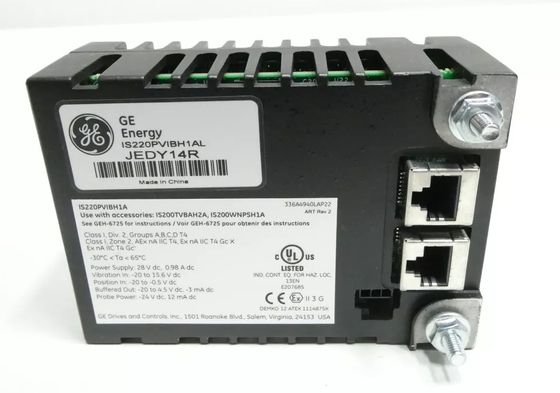 GE IS220PVIBH1A Vibration I/O Pack BPPB Mark VIE Steuerungssystem Endplatte