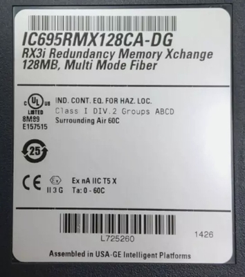 IC695RMX128 GE PAC Systems RX3i Einzelschlitze Formfaktor Redundanz Speicher Xchange Modul