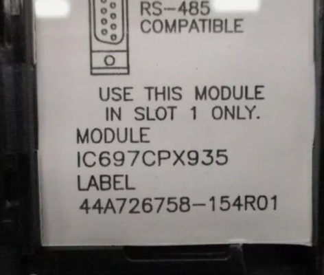 IC697CPX935 GE Single Slot CPU mit drei seriellen Ports 32 Bit Floating Point Central Processing Unit