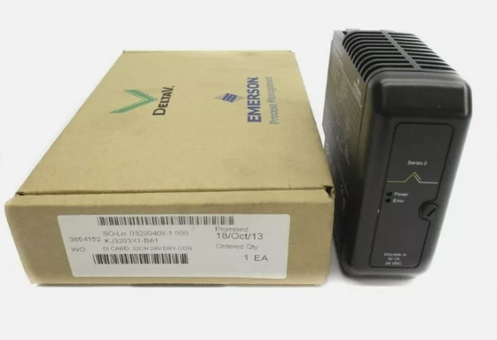 KJ3203X1-BA1 Emerson DI 32-Kanal 24 VDC Trockenkontaktkarte