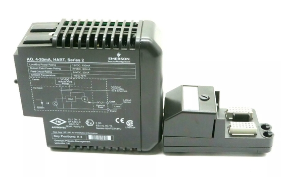 KJ3221X1-BA1 Emerson AO 8-Kanal 4-20 mA HART Serie 2 Redundante Karte