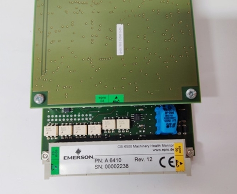 A6410 Emerson-Ventil- und Gehäuse-Erweiterungsmonitor für AMS 6500 Maschinengesundheitsmonitor