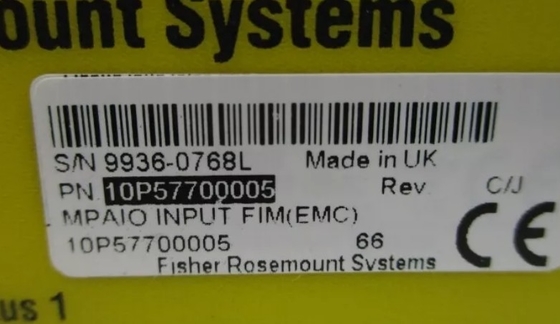 10P57700005 Emerson-Schnittstellenbrett Analog-Eingang 16 Punkt 4-20 mA