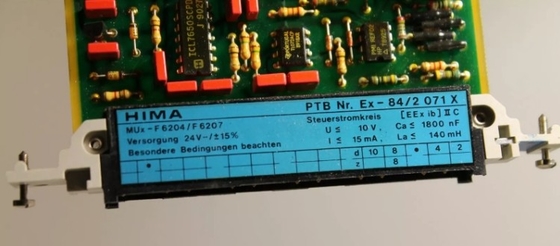 F6204 HIMA-SPS-Modul Effizienzsteuerung verbessern System-Stromversorgungsmodul