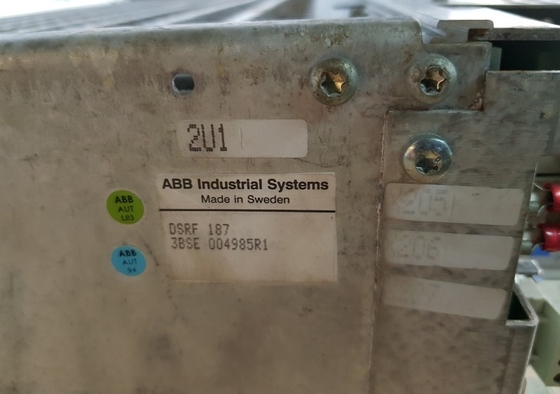 DSRF187 3BSE004985R1 ABB Advant OCS S100 Eingabe-Ausgabe-Kartendatei