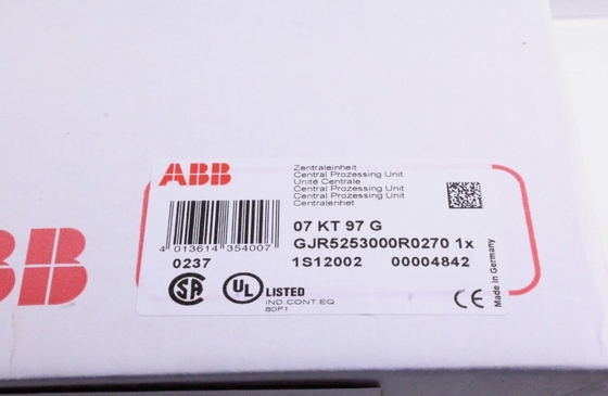 07KT97 GJR5253000R0270 ABB Zentralverarbeitungseinheit PLC Systeme