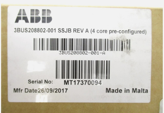 3BUS208802-001 ABB STANDARD SIGNAL JUMPER BOARD, das für die Bereitstellung von Anschlüssen verwendet wird