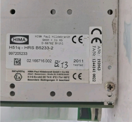 H51Q-HRS B5233-2 HIMA-Rack