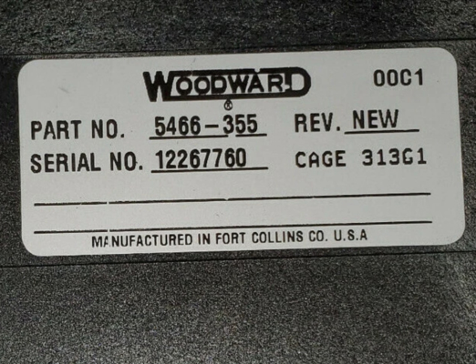 5466-355 Woodward Netcon Remote-Chassis-Transceiver-Modul