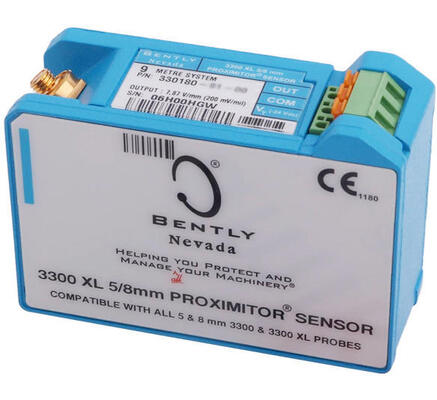 Bently Nevada 330180-50-00 3300 XL Proximitor Sensor für Eddy-Strom-Sensorsystem mit DIN-Schieneninstallation