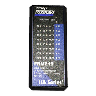 Fbm219 Fbm 219 Foxboro zerteilt DCS-Kanal lokalisierte den 32 Eingangsspannungs-Monitor P0914TR