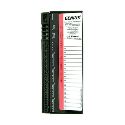 Genie-normalerweise offenes Relaisausgabe-Block-Modul General Electric IC660BBR101 GE Fanuc GE