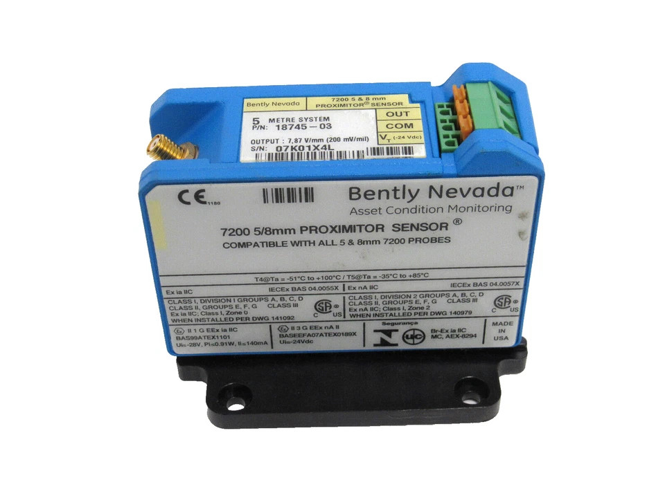18745-03 Bently Nevada 7200 XL 5 und 8 MM Proximitor Sensor Systeme