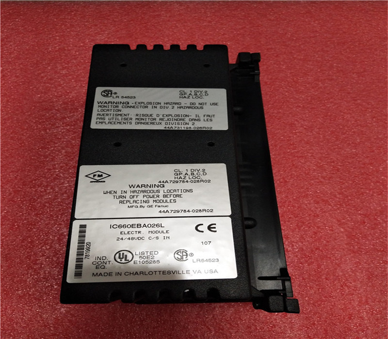 Genie-StromquelleIC660BBA026 GE Fanuc GE Analogeingabe Block 24 48VDC General Electric