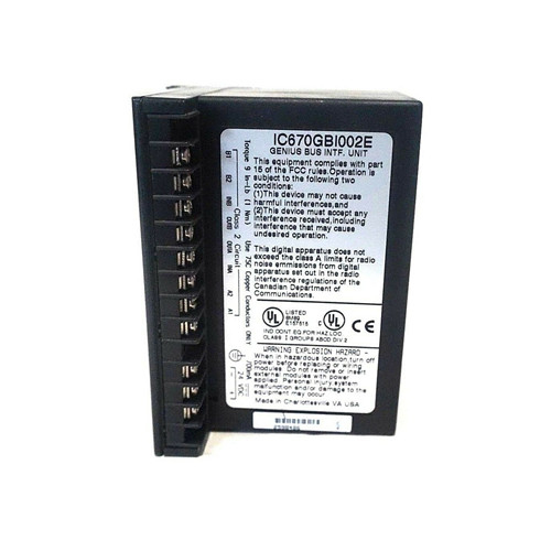 Input-/Outputfeld-Steuerbus-Schnittstellen-Einheit General Electric Feld IC670GBI002 GE Fanuc GE