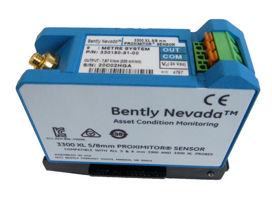 Bently Nevada 330180-91-00 3300 XL Proximitor Sensor für berührungslose Messung im Eddy-Strom-Sensorsystem